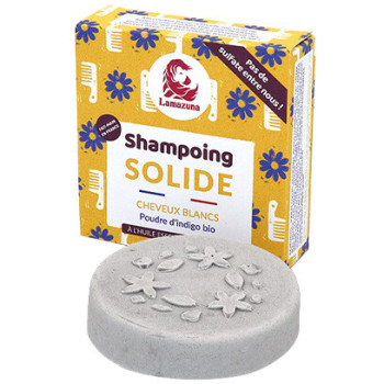 Shampoing solide - Poudre d indigo bio - Cheveux blancs - 55 g - 03 - 26762857