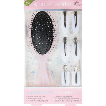 Kit coiffure - Brosse & pinces à cheveux anti-marque - 03 - 26765415