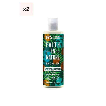 Après-shampoings hydratants - Noix de coco -Cheveux normaux à secs - 2 x 400 ml - 03 - 31437770