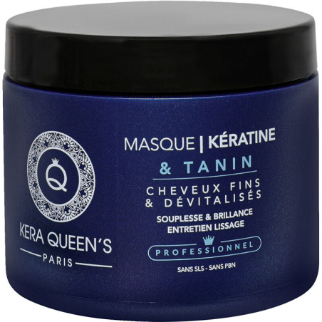 Masque souplesse & brillance - Kératine & tanin - Cheveux fins & dévitalisés - 500 ml - 03 - 26768527