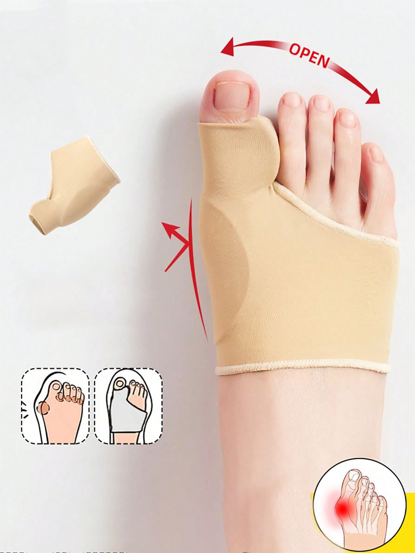 Manchon de protection pour pied pour les soins des pieds - 34595818