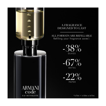 Giorgio Armani Code Homme Refillable Eau de toilette - 07 - 80076080|C