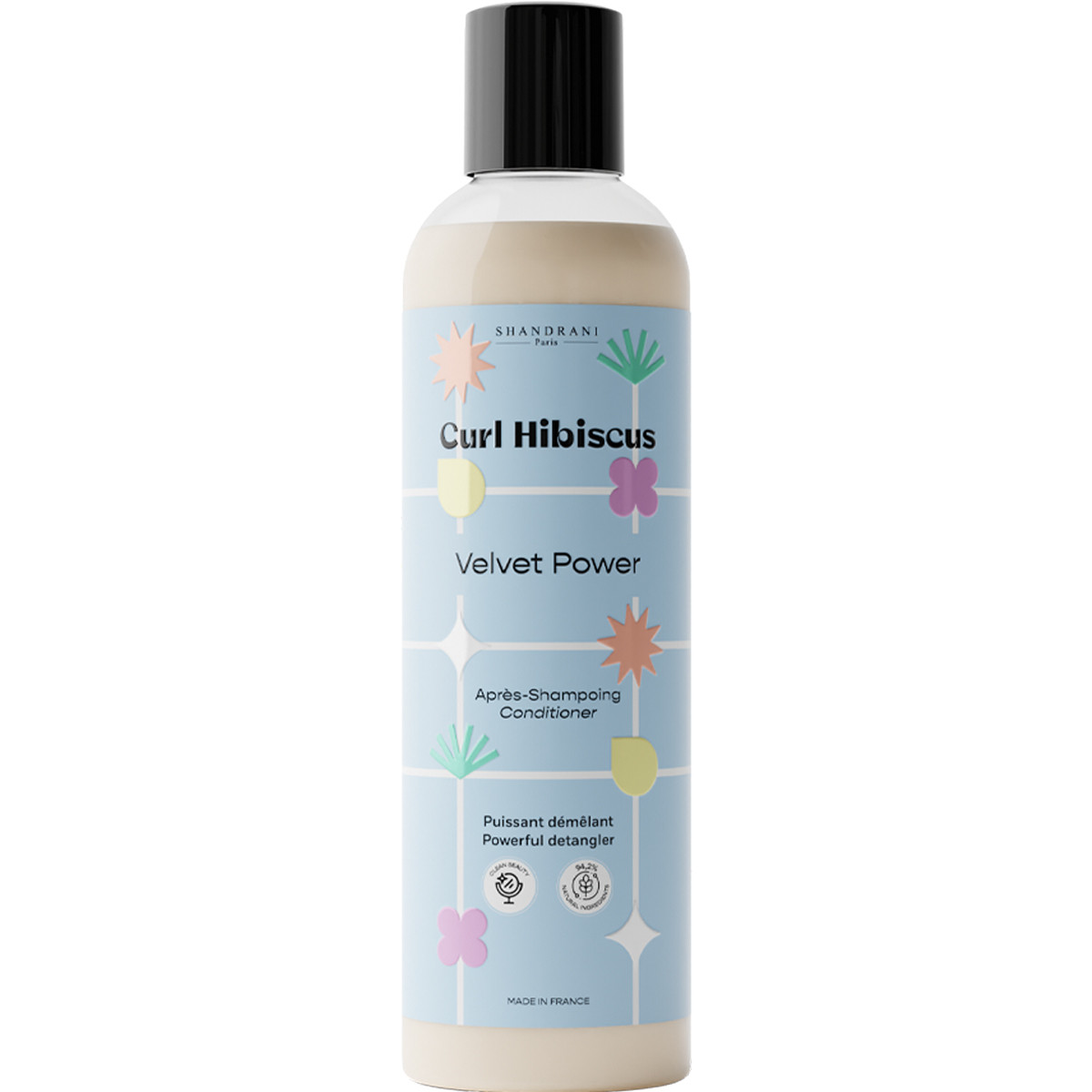 Après-shampoing démêlant - Curl Hibiscus - Ricin & kératine - Cheveux ondulés à crépus - 250 ml - 03 - 32447676