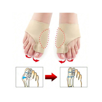 Séparateur d'orteils Correcteur d'hallux valgus, Attelle orthopédique pour oignons de pied, Correcteur d'os de pied, Ajusteur de pouce, Chaussette de pédicure, Redresseur - 38341214