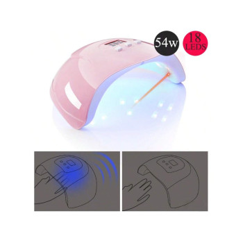 Ensemble De Nail Art Comprenant Une Lampe Uv De 54 W Pour Le Séchage Des Ongles, 6 Vernis À Ongles En Gel Et Un Kit De 2 Polygels Pour La Construction n Gel Auto-adhésifs Et Des Outils De Base, Adapté Pour Bricolage, Noël - 26105695