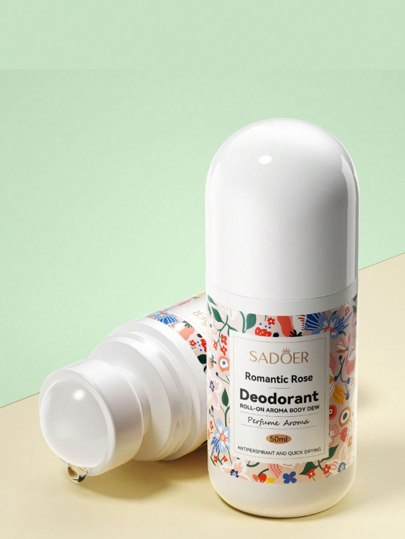 Déodorant Roll-on, Désodorisant, Parfum Léger Et Durable, Antibactérien Rafraîchissant Et Chaud - 24627320