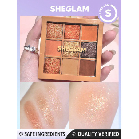 SHEGLAM Palette d'ombres à paupières Nine To Fine-Symbole de statut - 3828846