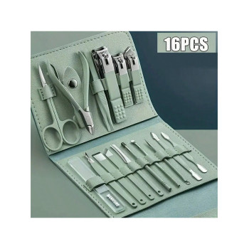 1 paquet Coupe-ongles outil de manucure Ensemble de soins des ongles 12/16 pièces pour voyages portatif, comprend des coupe-ongles, des coupe-ongles p , kit de beauté pour les voyages - 33962957