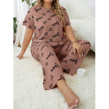 Ensemble De Pantalons De Pyjama Grande Taille Pour Femmes - 26251870