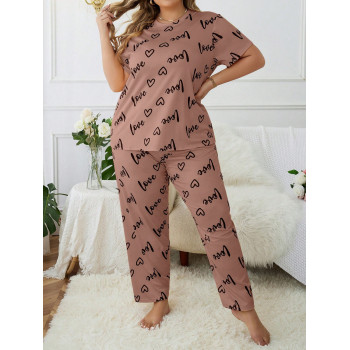 Ensemble De Pantalons De Pyjama Grande Taille Pour Femmes - 26251870