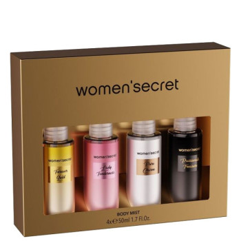 WOMEN SECRET - Coffrets de brumes parfumées - 4 x 50 ml