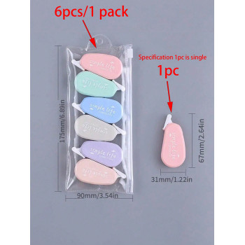 Multipack de rubans correcteurs de couleurs sourdes - Idéal pour tous vos besoins de correction d'écriture ! - 21832170