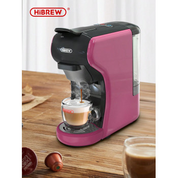 HiBREW H1A Capsule Machine à café 19 bar 4 en 1 brassage à chaud et à froid multiple Espresso Cafetera ESE Pod Coffee Maker Lait Nes Poudre de café EU Plug - 38347802