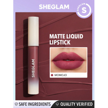 SHEGLAM Rouge À Lèvres Liquide Mat Allure - Momojo Rouge À Lèvres À Haute Pigmentation Longue Tenue Nourrissant L'huile De Tournesol Réduction Des Fines Lignes Des Lèvres Soin Des Lèvres Maquillage Des Lèvres - 1306484