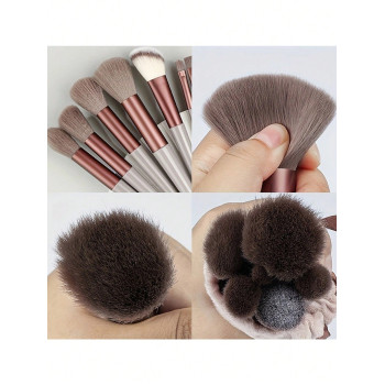 Ensemble de pinceaux de maquillage de 13 pièces pour Fond de teint Cosmétique Professionnel Poudre Fard à paupières Kabuki Mélange Make Up Beauty Outi rron couleur aléatoire - 31763088