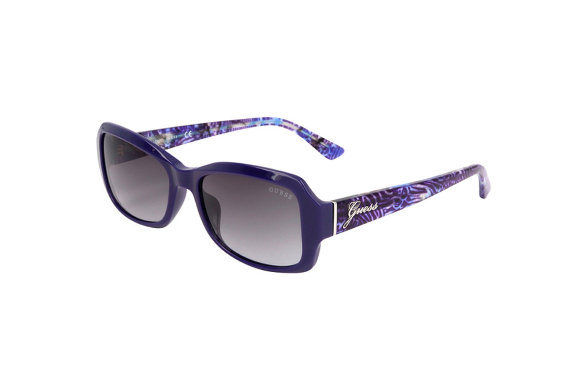 Lunettes de soleil femme - Catégorie 3 - Bleu et violet - Guess - 02 - 32620193