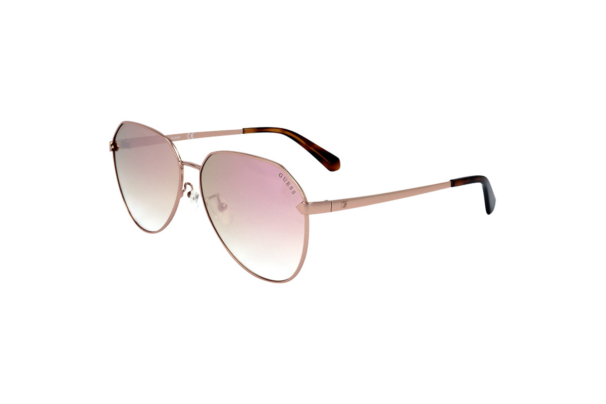 Lunettes de soleil femme - Catégorie 2 - Doré - Guess - 02 - 32633445