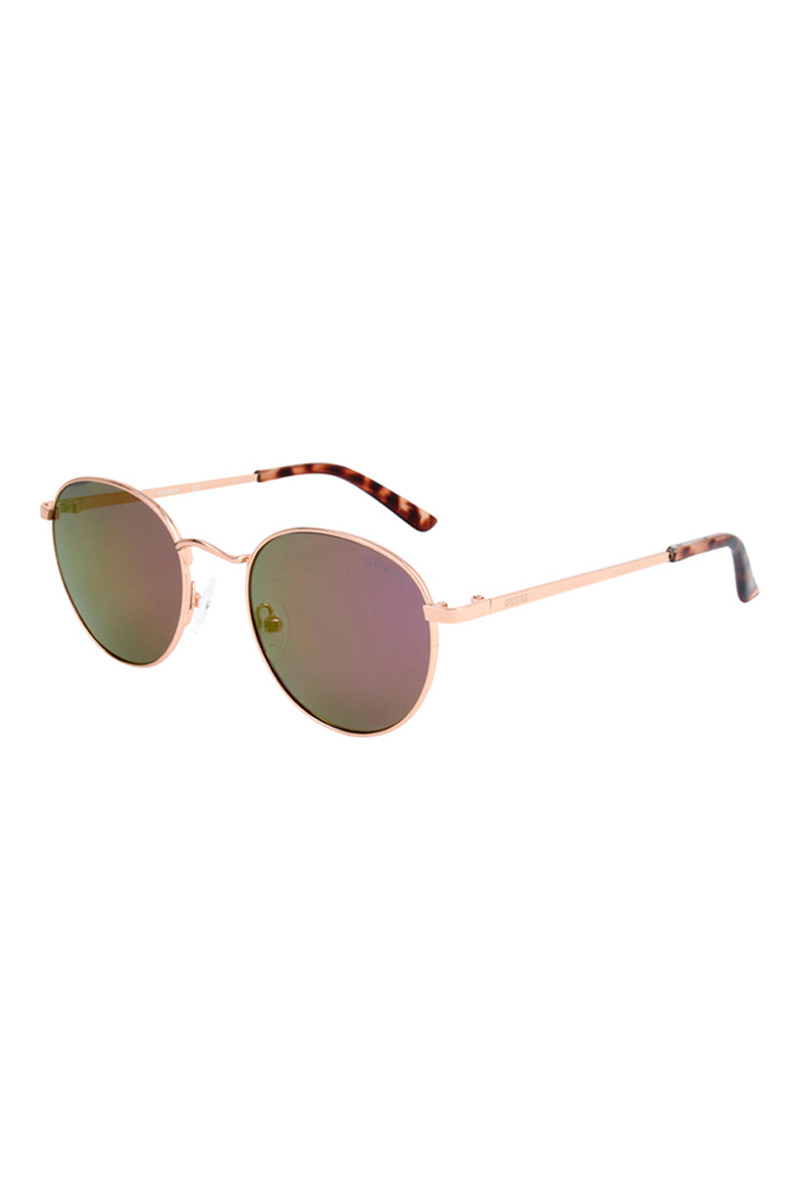 Lunettes de soleil femme - Catégorie 3 - Doré rose et marron - 02 - 32686619