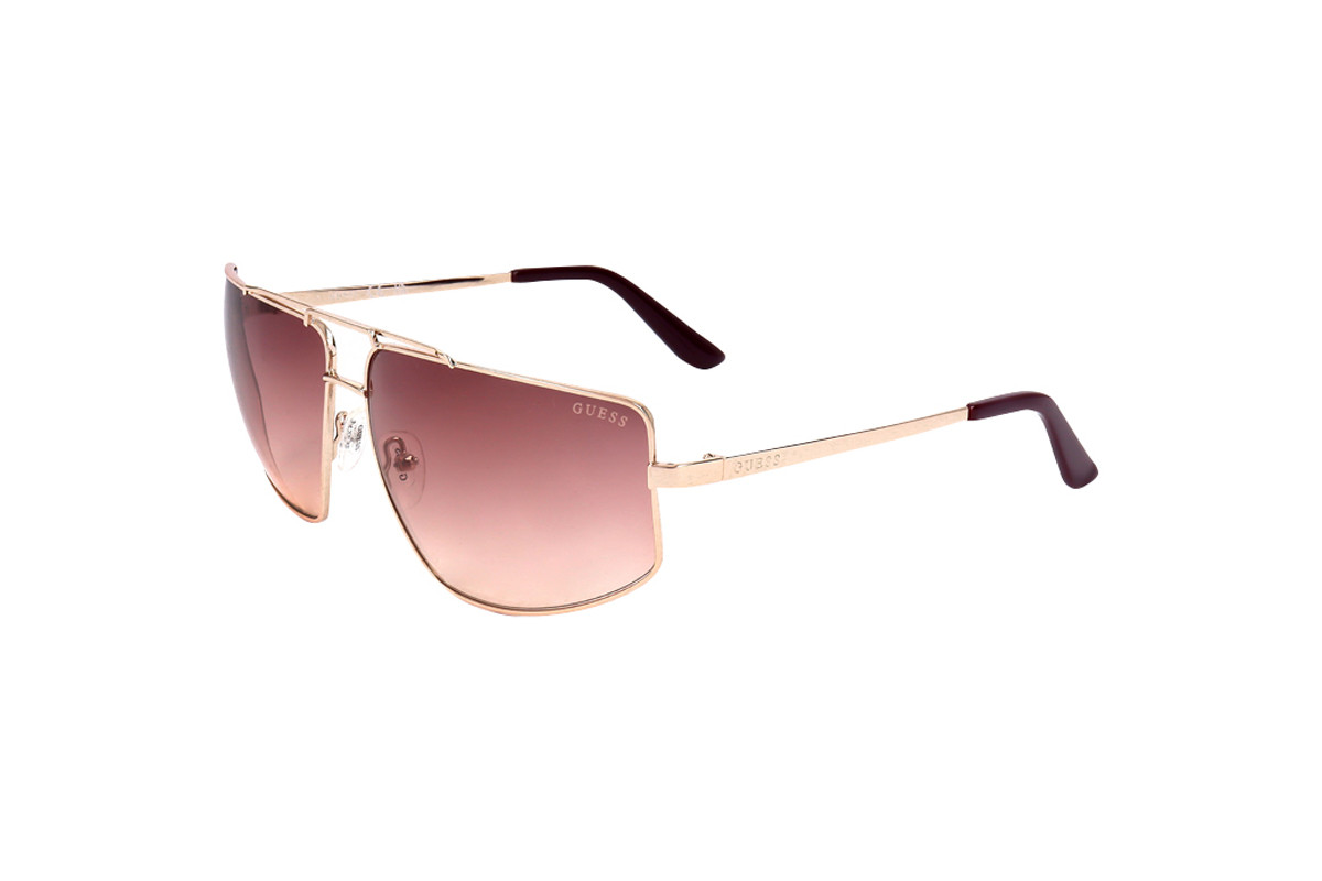 Lunettes de soleil mixte - Verres effet miroir - Catégorie 2 - Doré rose - Guess - 02 - 32633436