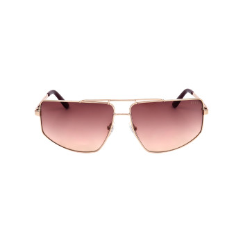 Lunettes de soleil mixte - Verres effet miroir - Catégorie 2 - Doré rose - Guess - 02 - 32633436