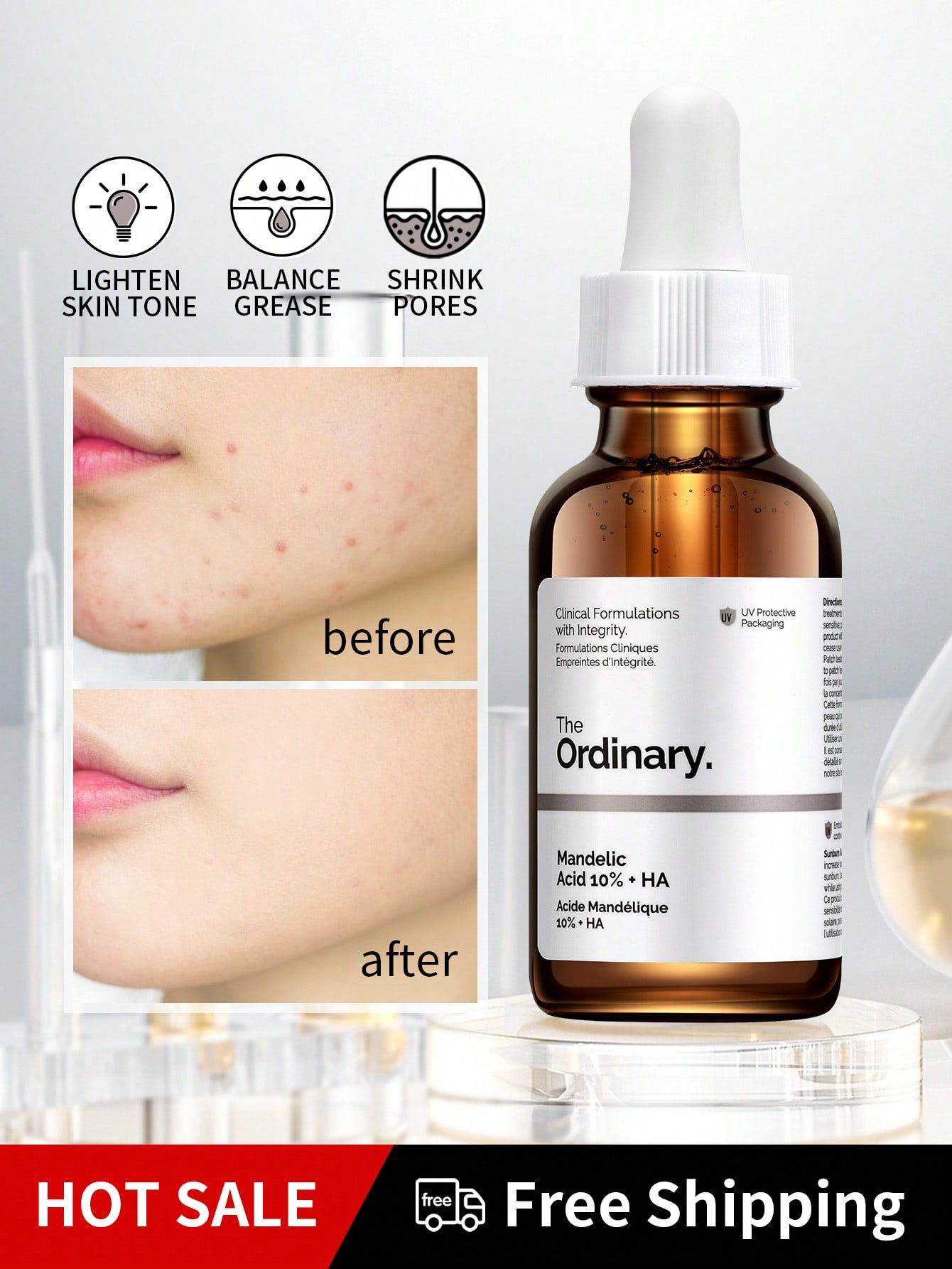 The Ordinary Acide mandélique 10% + AH 30ml - 37012270