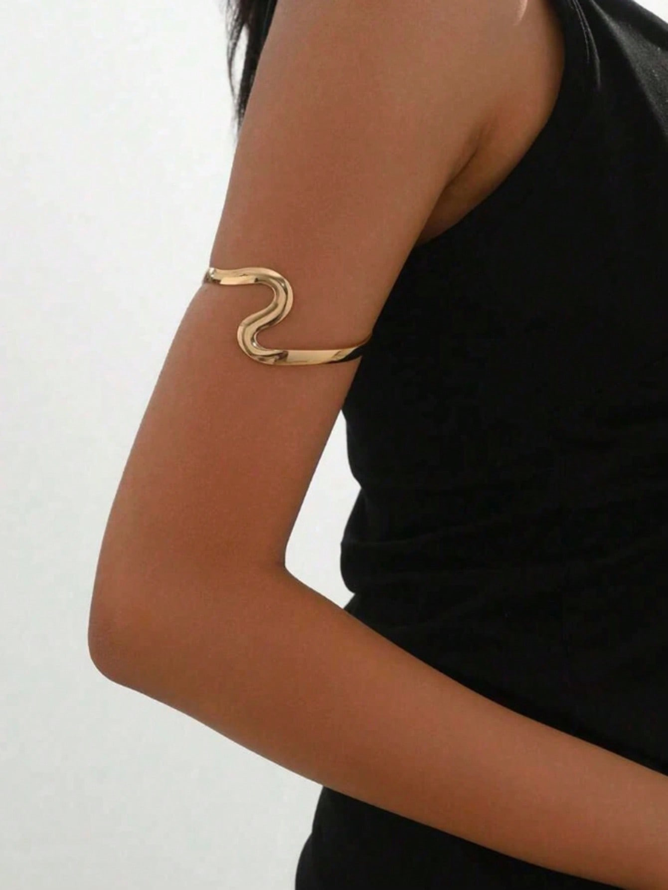 Bracelet de bras en couches minimalistes - 37765029