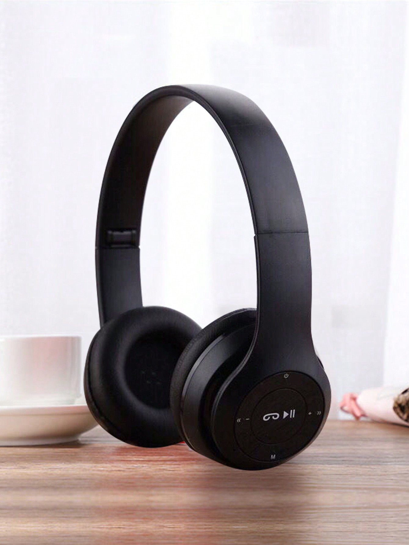 Casque Bluetooth P47 avec bandeau, design pliable et extensible, prend en charge la carte MicroSD, universel pour les téléphones mobiles, les jeux, les classes en ligne, un cadeau abordable, sans fil - 14337072