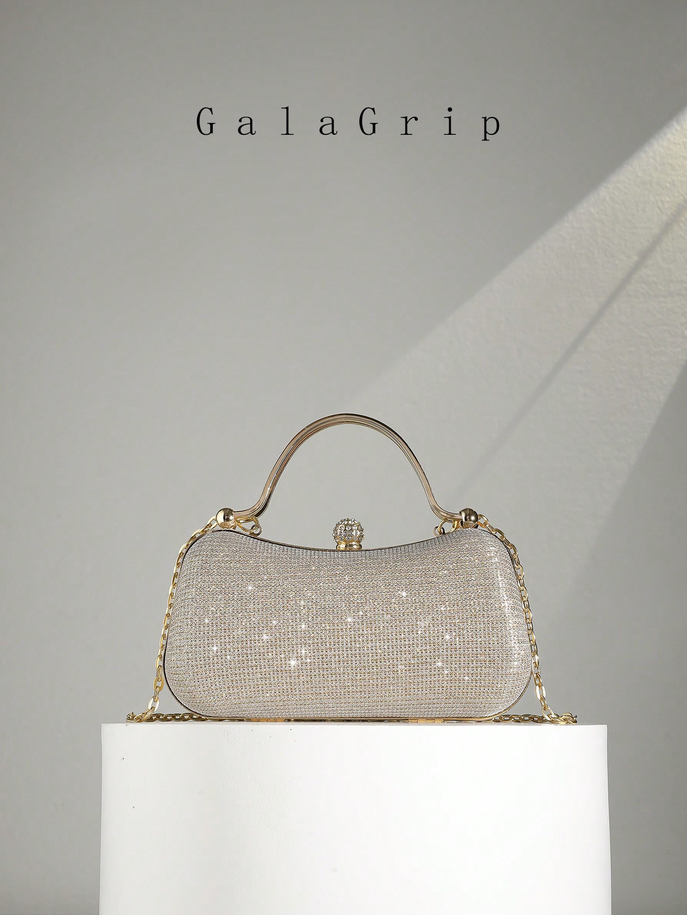 Nouveau sac à main de soirée de luxe à la mode pour dames, décoré de strass brillants, sac à l'épaule/sac bandoulière pour soirée et événement, cadeau pour rendez-vous - 40148595