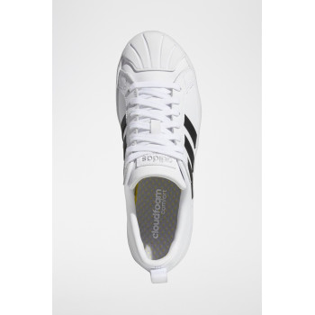 Sneakers en cuir Streetcheck Cloudfoam Court Low - Blanc - 02 - 32664759