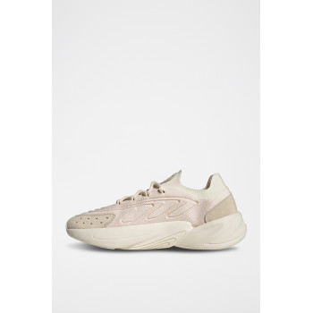 Sneakers Ozelia KNT W - Rose et beige - 02 - 32664784