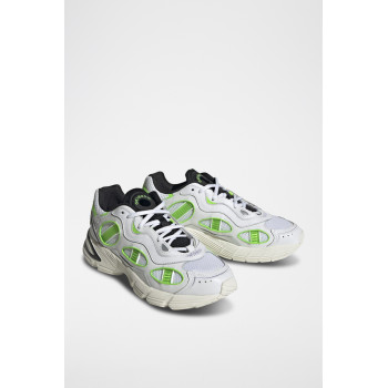 Sneakers en cuir Astir SN - Blanc et vert clair - 02 - 32664892