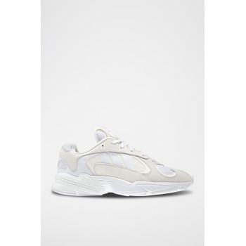 Sneakers en nubuck Yung-1 - Blanc et beige - 02 - 32664990