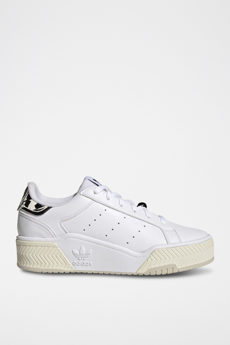 Sneakers Court Tourino Bold - Blanc et noir - 02 - 32665026