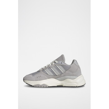 Sneakers en cuir Retropy F90 - Gris foncé - 02 - 32664978