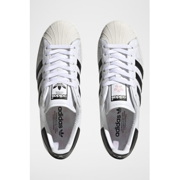 Baskets en cuir Superstar Hnm - Blanc - 02 - 32664961