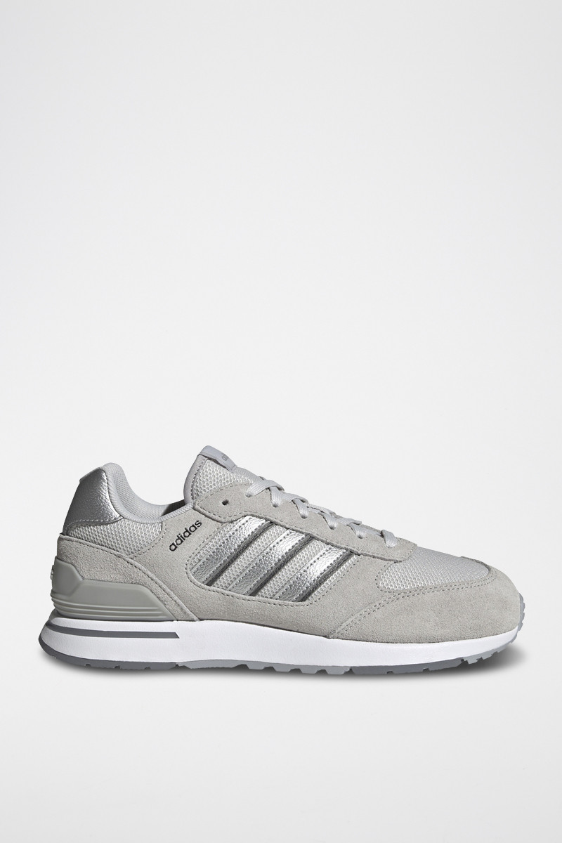 Sneakers en nubuck et cuir Run 80s - Gris - 02 - 32665151