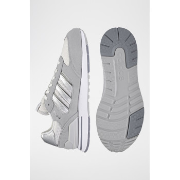 Sneakers en nubuck et cuir Run 80s - Gris - 02 - 32665151