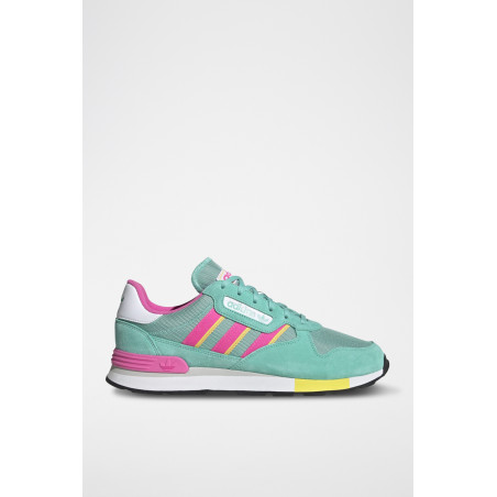 Chaussures de running en nubuck Treziod 2 - Turquoise et fuchsia - 02 - 32665291