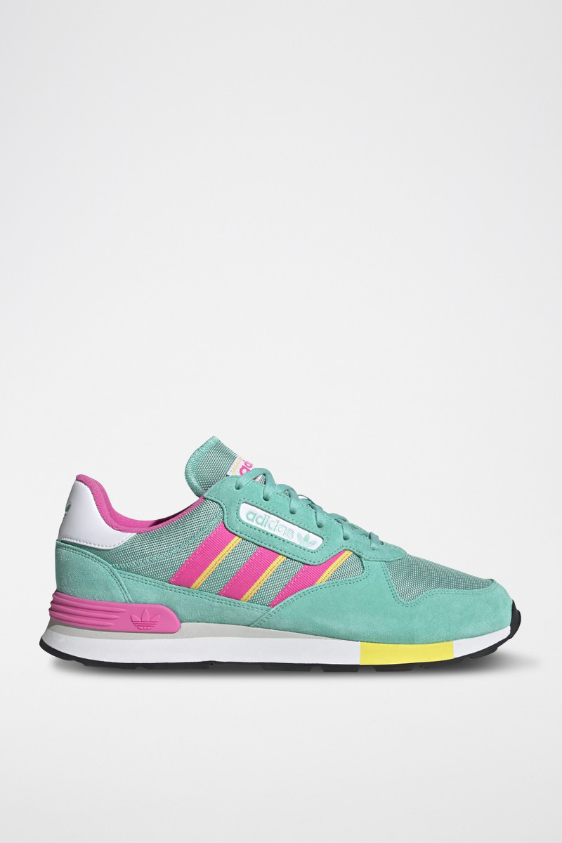 Chaussures de running en nubuck Treziod 2 - Turquoise et fuchsia - 02 - 32665291