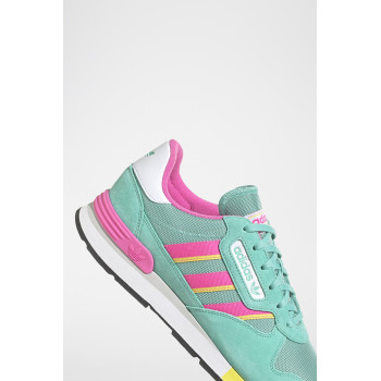 Chaussures de running en nubuck Treziod 2 - Turquoise et fuchsia - 02 - 32665291