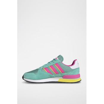 Chaussures de running en nubuck Treziod 2 - Turquoise et fuchsia - 02 - 32665291