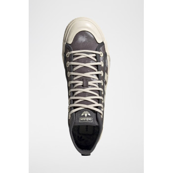 Chaussures de skateboard montantes tie and dye Nizza Hi RF - Anthracite et écru - 02 - 32665499