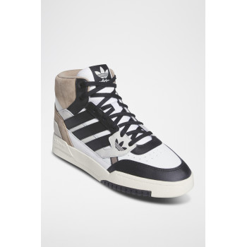 Chaussures de basketball montantes en cuir Drop Step SE - Blanc et noir - 02 - 32665447