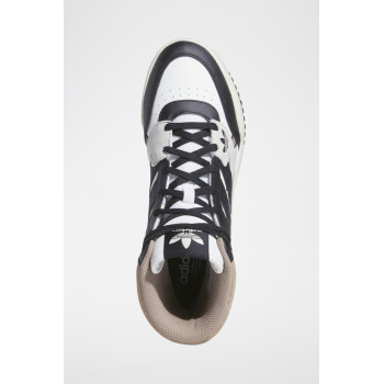 Chaussures de basketball montantes en cuir Drop Step SE - Blanc et noir - 02 - 32665447