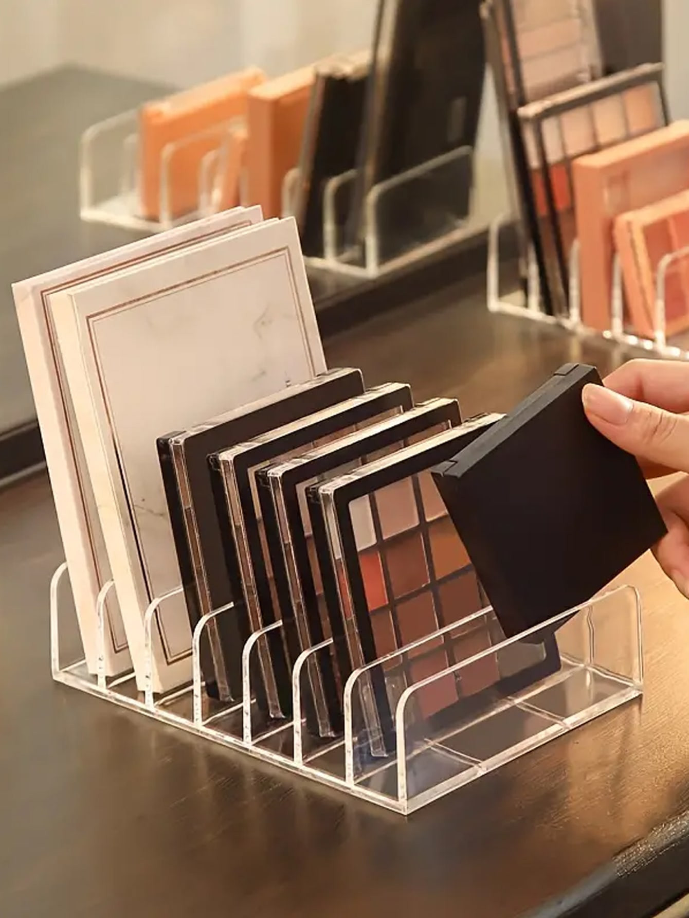 1 Pièce Organisateur De Palette De Maquillage: Organisez Facilement Vos Fards À Paupières! - 21045181