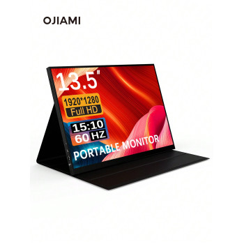 Moniteur portable pour jeux vidéo OJIAMI 13,5 pouces, 60 Hz, 1920 * 1280, luminosité 400 cd/㎡, convient pour ordinateurs portables/téléphones portables/Xbox/PS4/5 Switch, sans adaptateur - 37530867