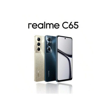 Realme Téléphone portable déverrouillé Realme C65 6 Go + 128 Go / 8 Go + 256 Go, version mondiale, 4G LTE, smartphone Android 14, caméra AI 50 MP, batterie massive 5 000 mAh, prise en charge NFC, noir - 40627046