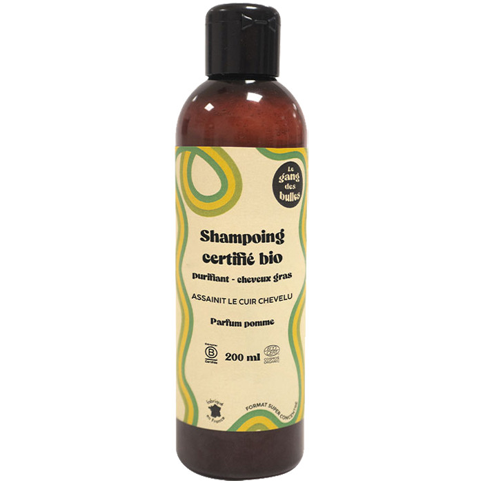 Shampoing bio - Pomme - Cheveux gras - 200 ml - 03 - 29459863