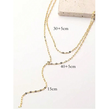 1 pièce Collier et ras-de-cou personnalisé à double couche avec gland - 39764025