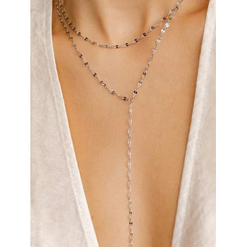 1 pièce Collier et ras-de-cou personnalisé à double couche avec gland - 39764025